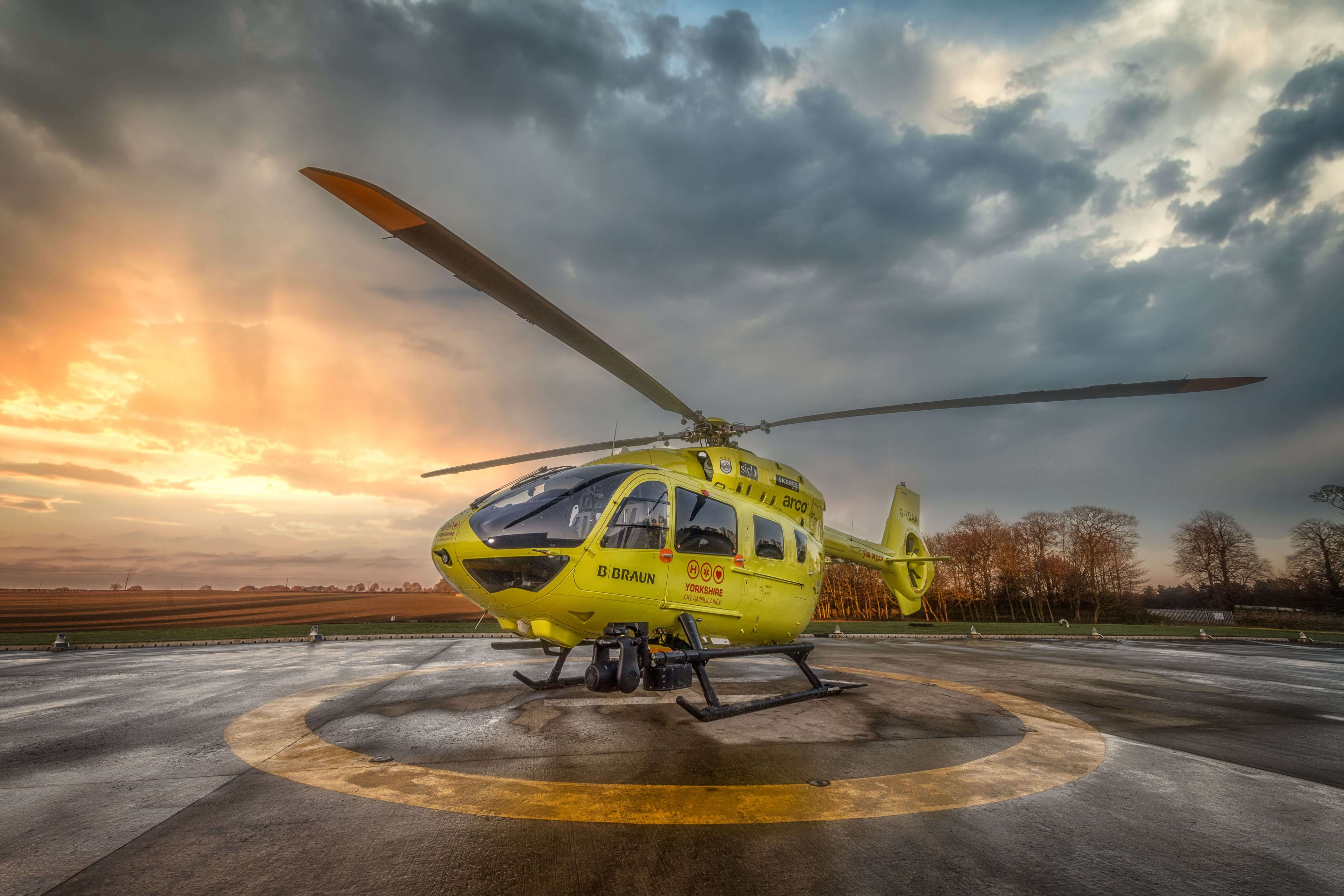 YAA on Nostell Helipad